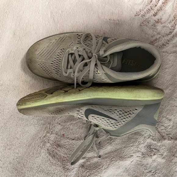 Nike Flex 2016 Run, 7, Gray & Mint - Picture 3 of 4